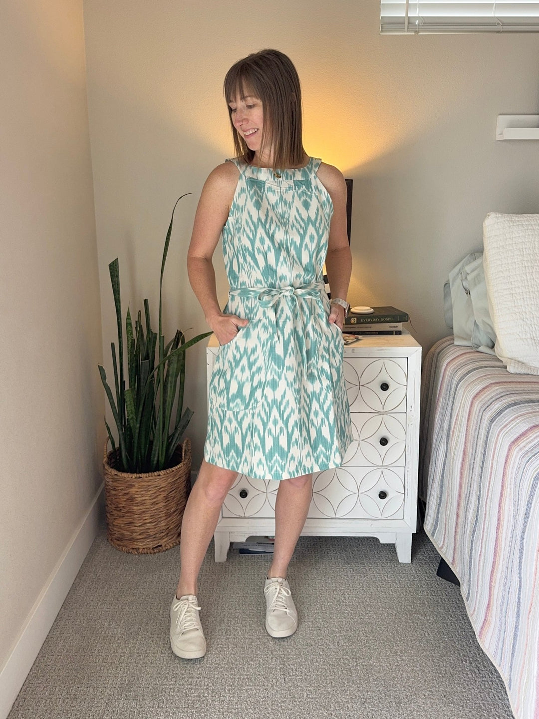 Parvati Organic Cotton Shift Dress - Passion Lilie