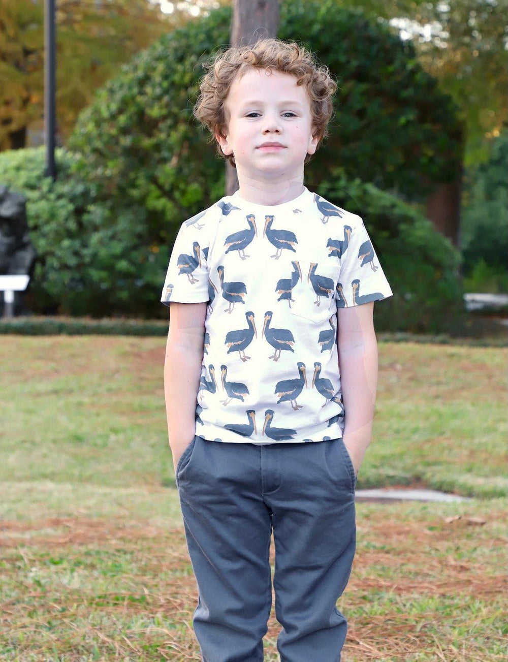 Pelican Bay Kid's Organic Cotton T-Shirt - Passion Lilie