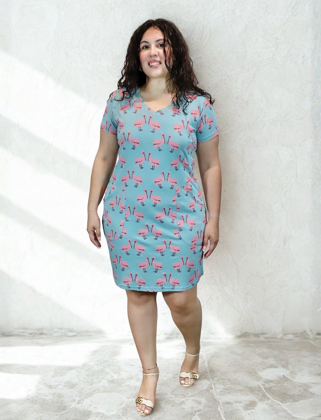 Pink Pelican Organic Dress - Passion Lilie
