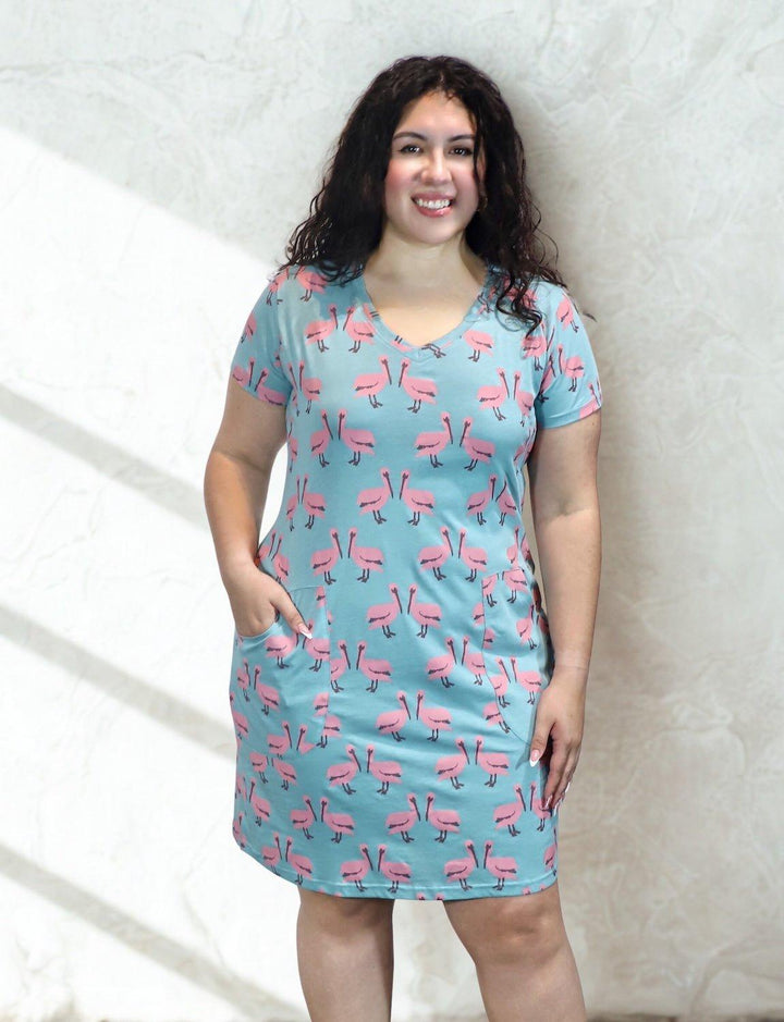 Pink Pelican Organic Dress - Passion Lilie