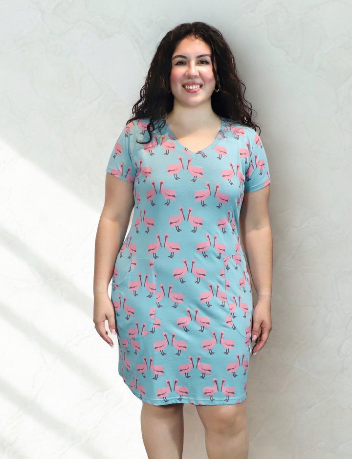 Pink Pelican Organic Dress - Passion Lilie