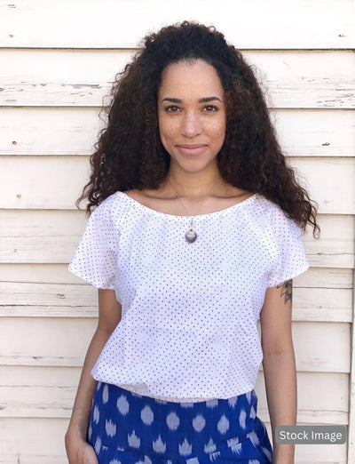 Red Polka Dot Top : Pre - Loved - Passion Lilie