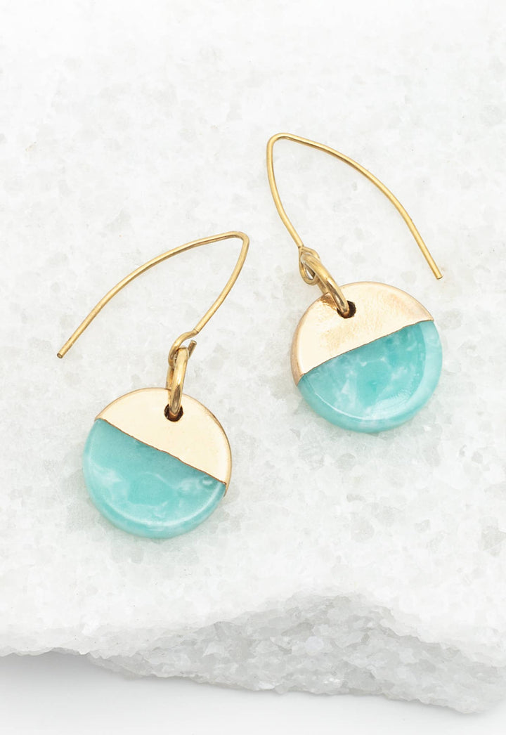 Refresh Earrings in Aqua - Passion Lilie