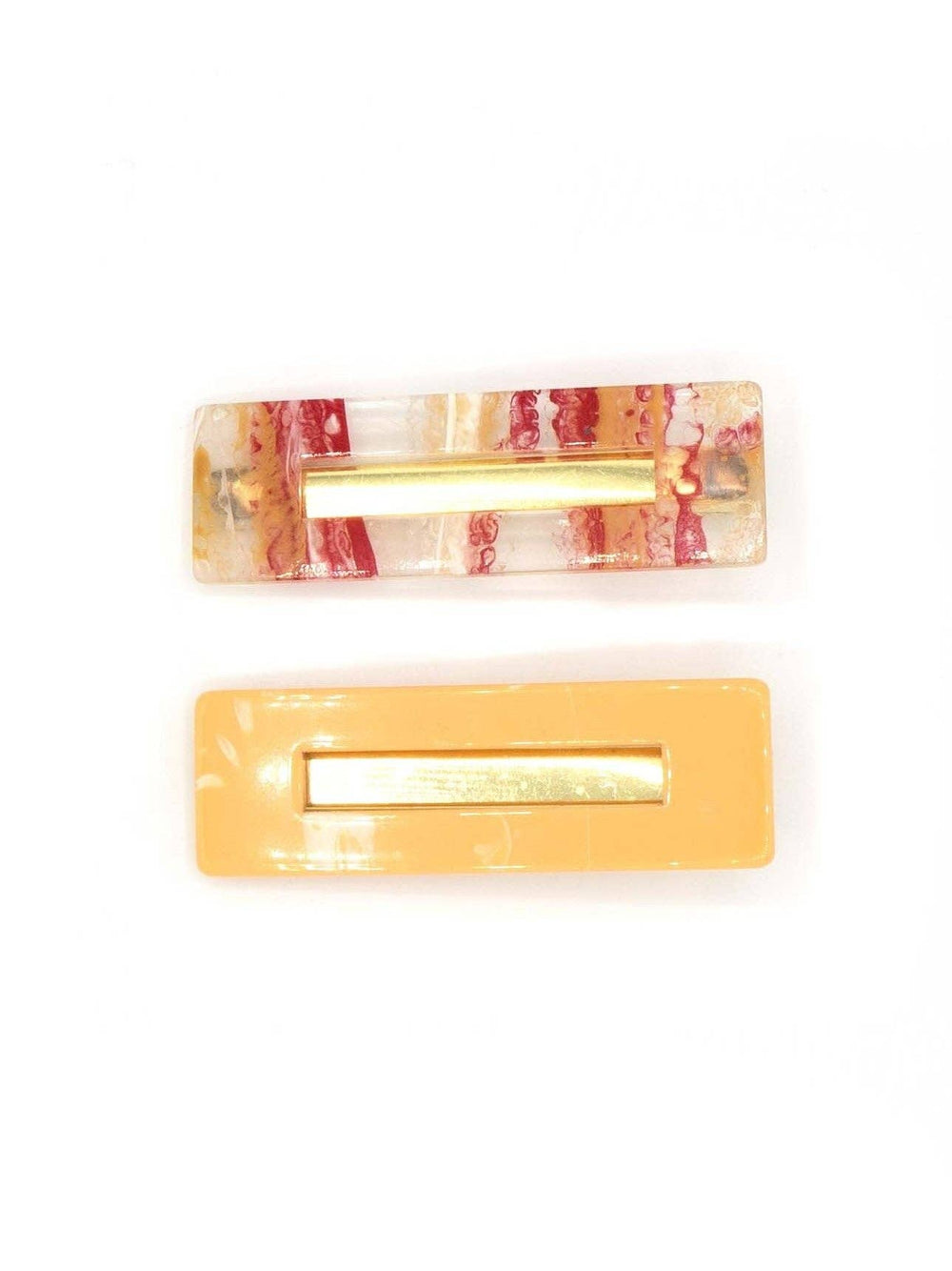 Resin Hair Clips - Passion Lilie