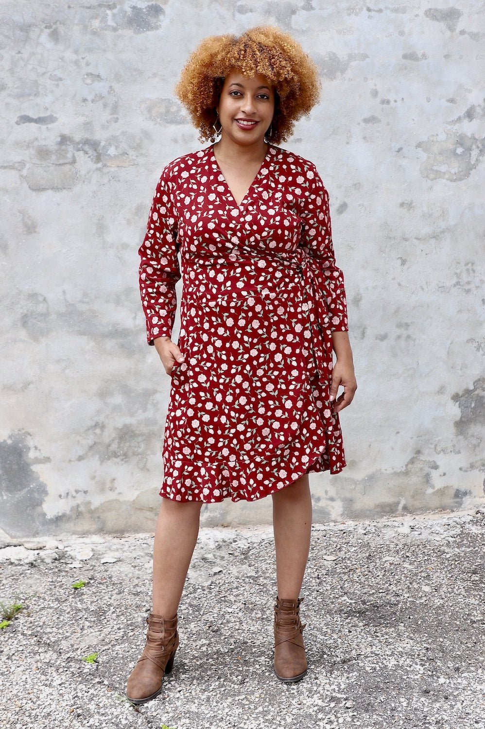 cotton wrap dresses Tulip Wrap Dress (Cotton) CALi DREAMiNG