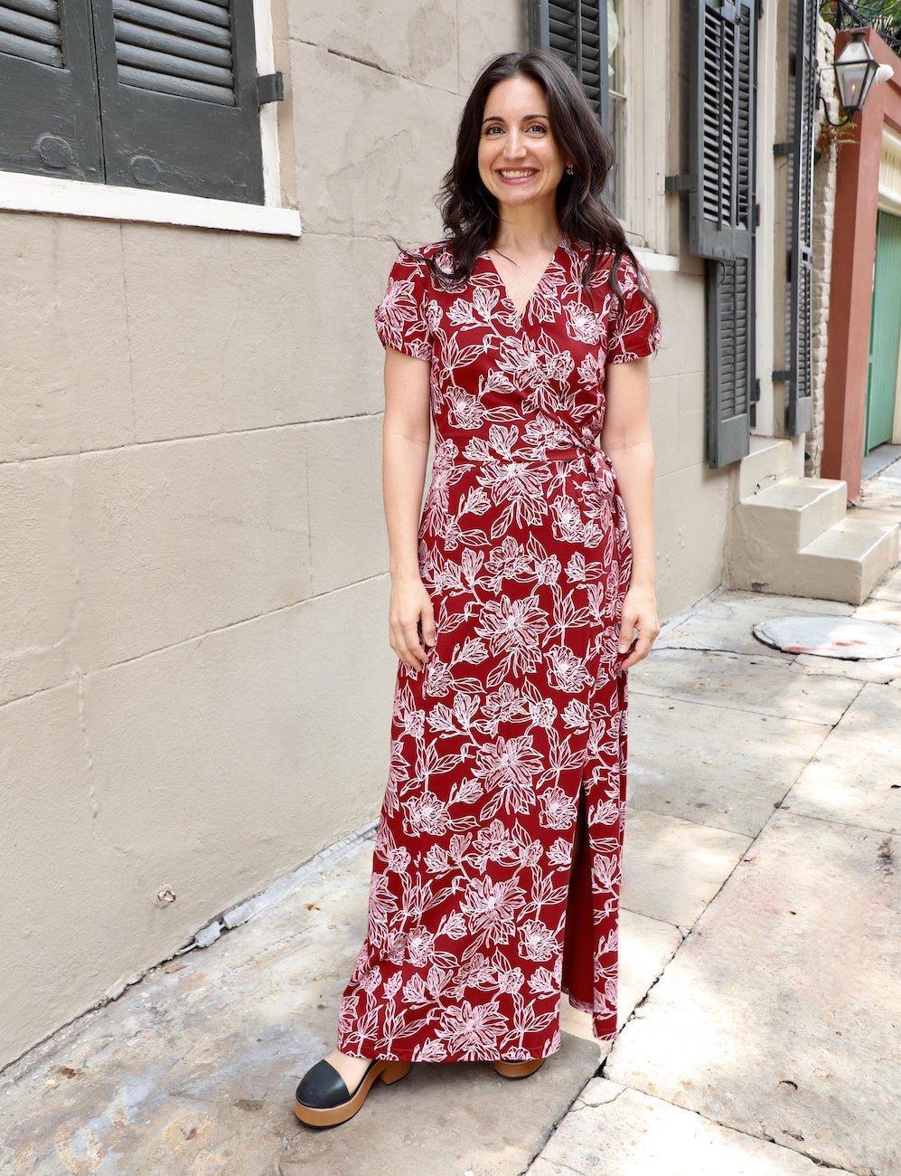 Ruby Magnolia Organic Red Maxi Dress I Passion Lilie Xs Ruby Magnolia Organic Red Maxi Dress I Passion Lilie Xs