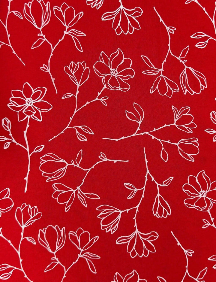 Scarlet Magnolia Organic Wrap Dress - Passion Lilie - Fair Trade - Sustainable Fashion