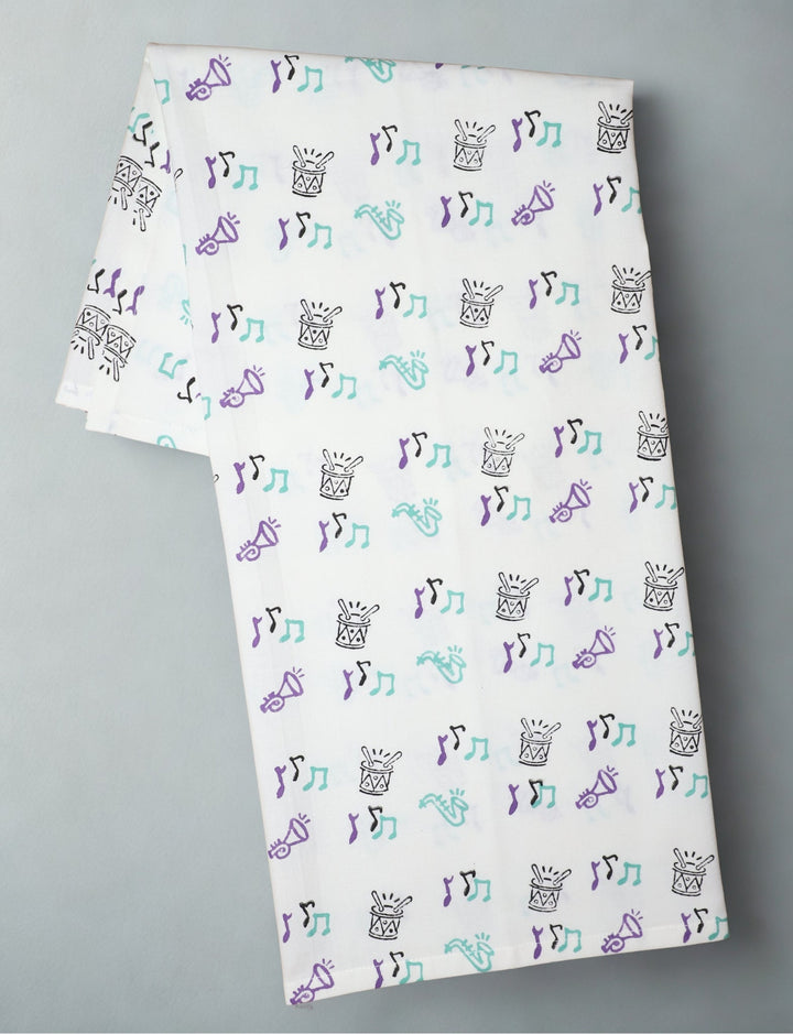 Second Line Cotton Tea Towel - Passion Lilie