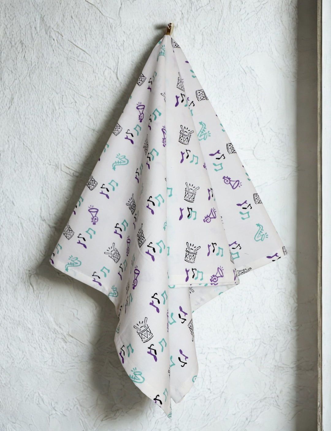 Second Line Cotton Tea Towel - Passion Lilie