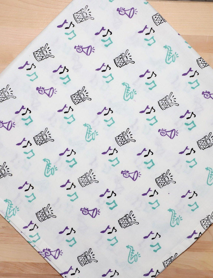 Second Line Cotton Tea Towel - Passion Lilie