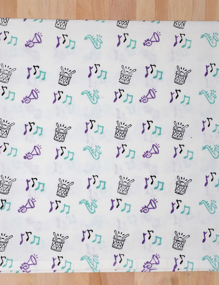 Second Line Cotton Tea Towel - Passion Lilie