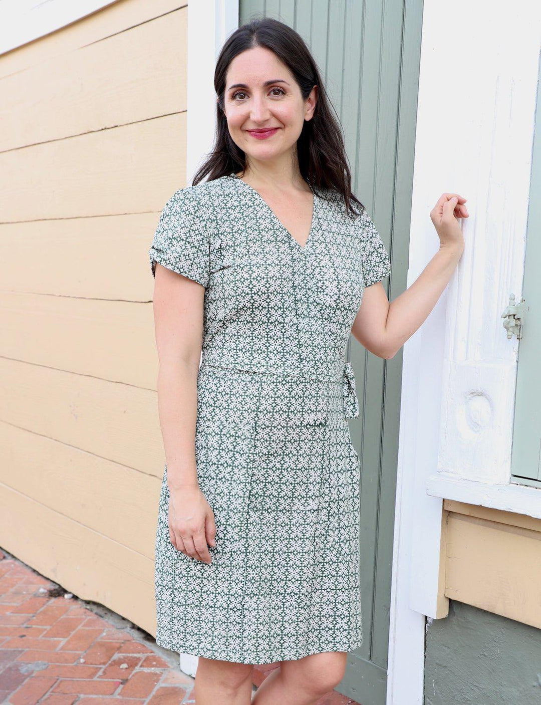 Snow Flake Winter Wrap Dress