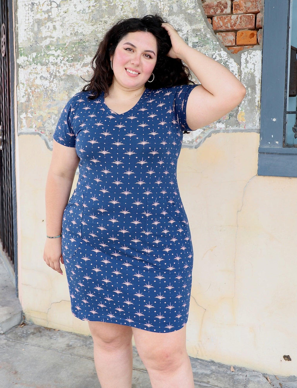 Solstice Blue Organic Shift Dress - Passion Lilie - Fair Trade - Sustainable Fashion