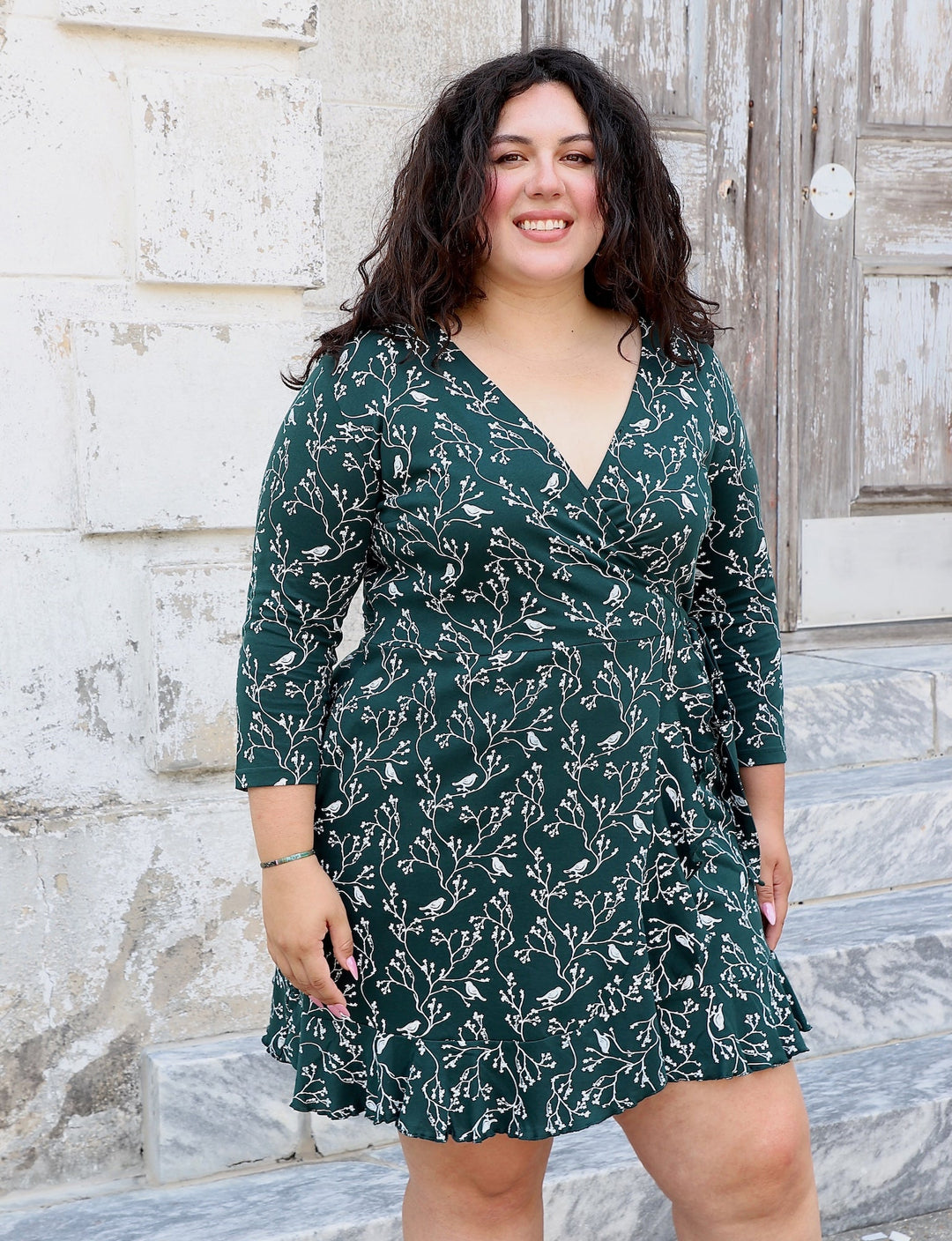 Songbird Organic Wrap Dress - Passion Lilie - Fair Trade - Sustainable Fashion