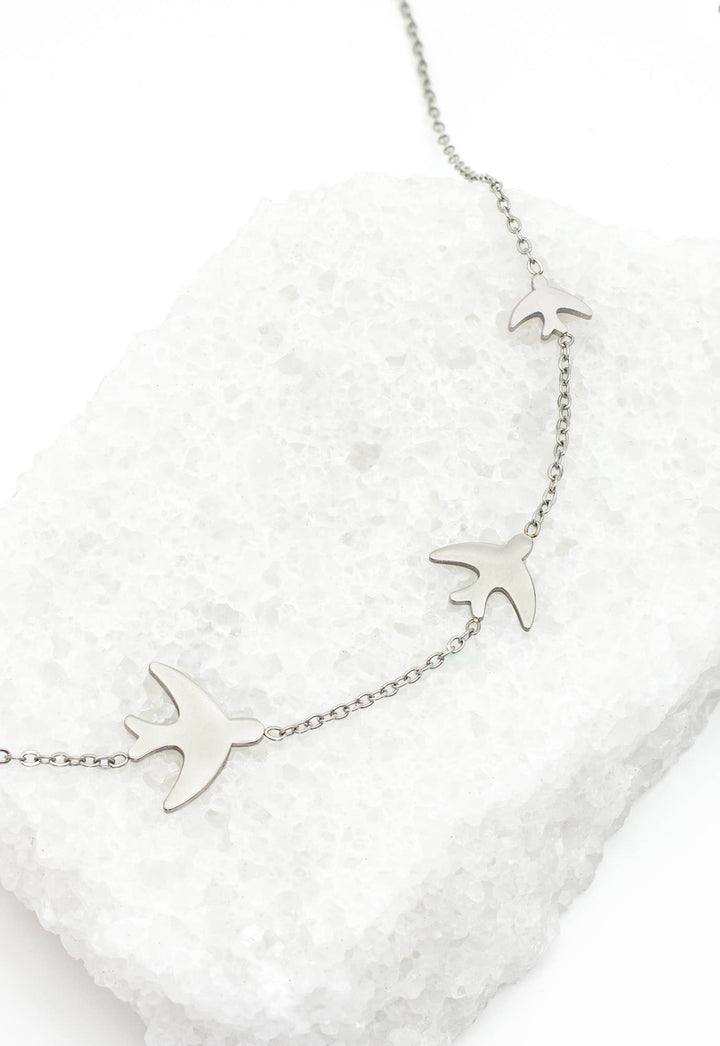 Sparrow Stainless Steel Necklace - Passion Lilie