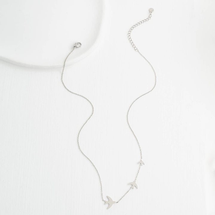Sparrow Stainless Steel Necklace - Passion Lilie