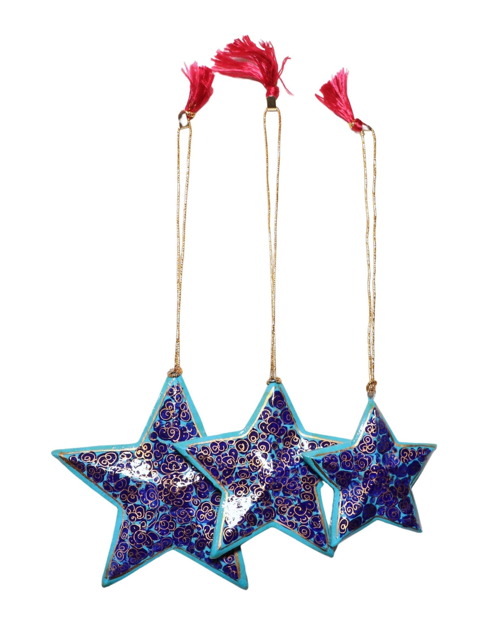 Star Ornaments (Set of 3) - Passion Lilie
