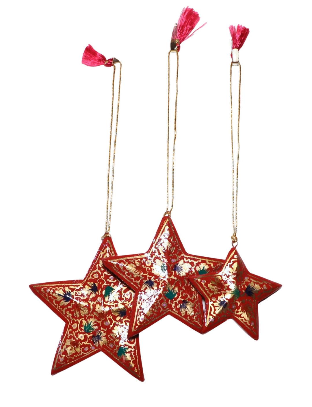 Star Ornaments (Set of 3) - Passion Lilie