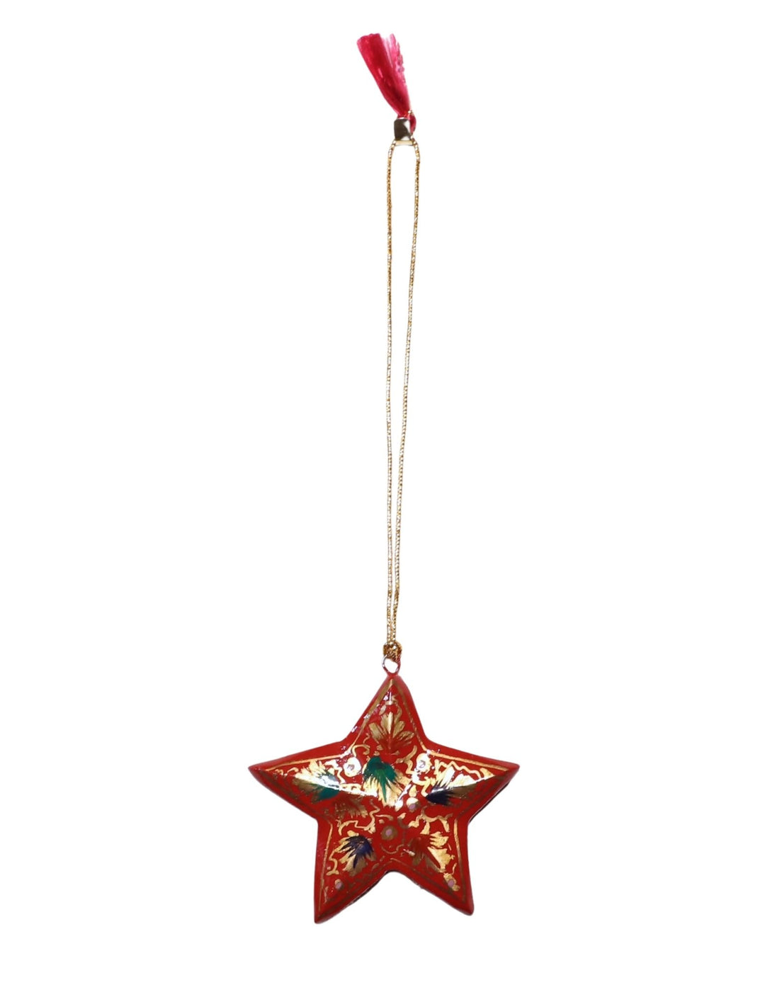 Star Ornaments | Hand Painted Paper Mache | Passion Lilie