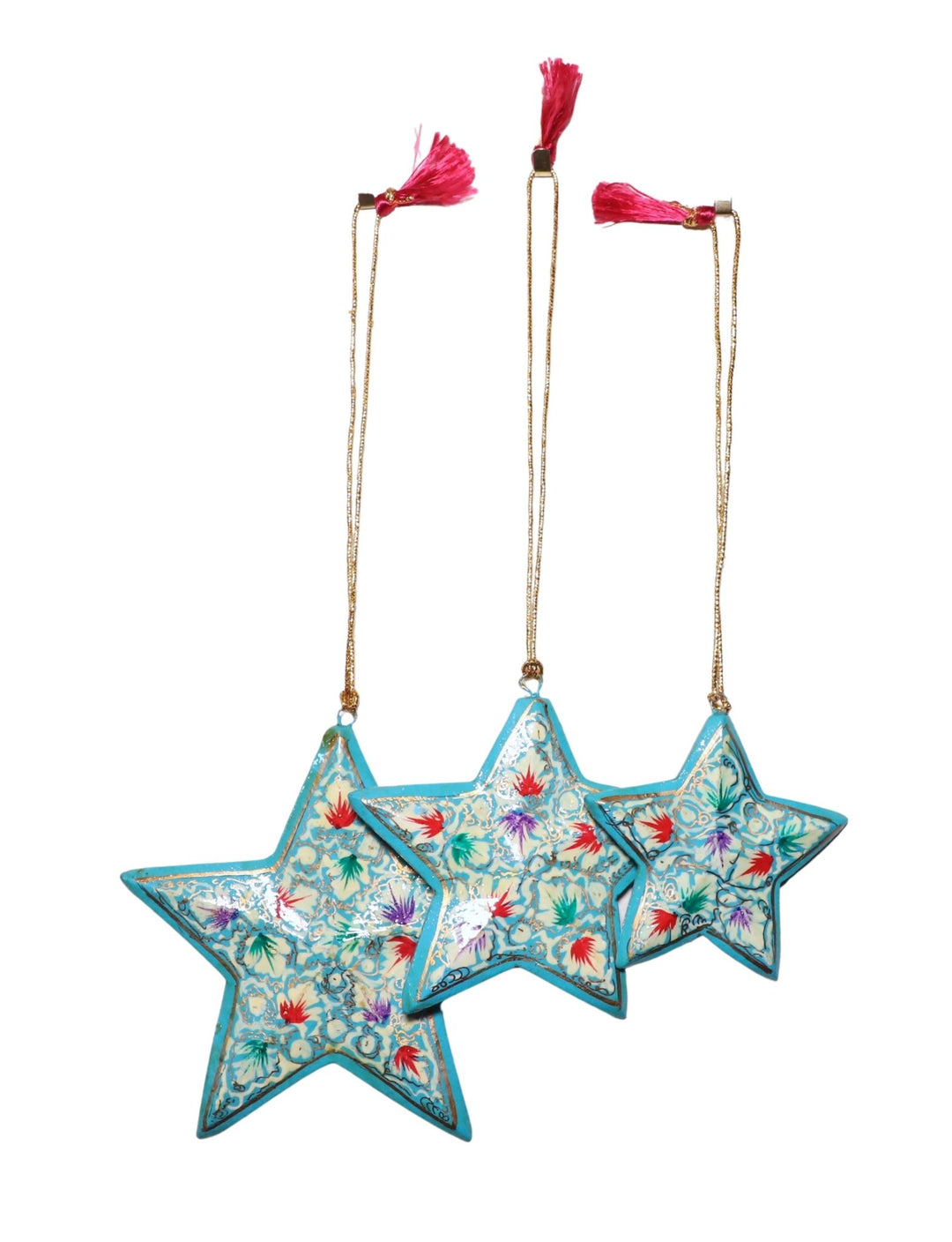 Star Ornaments (Set of 3) - Passion Lilie