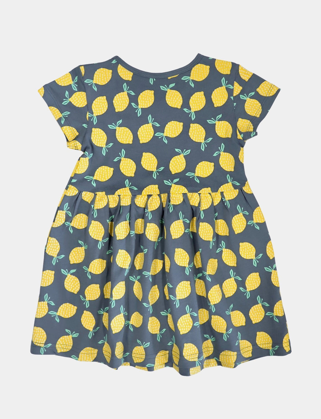Sweet Little Girl's Lemon Dress I Organic Cotton Dress 8 Sweet Little Girl's Lemon Dress I Organic Cotton Dress 8