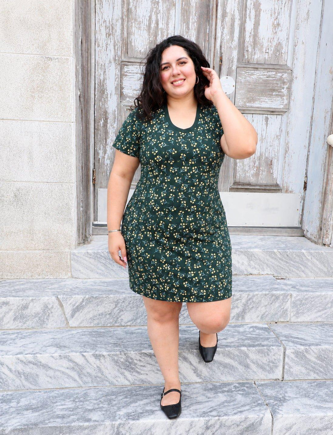 Verdant Meadow Organic Dress - Passion Lilie