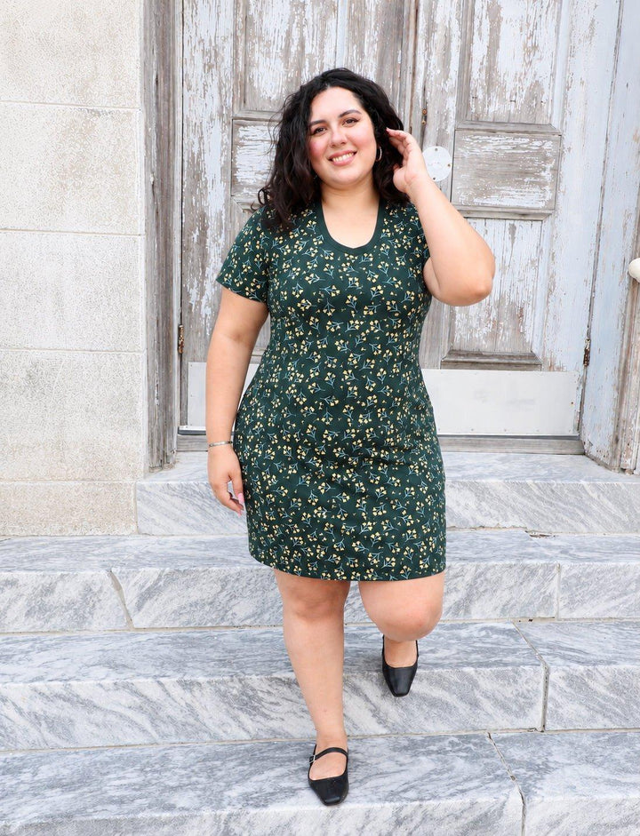 Verdant Meadow Organic Dress - Passion Lilie