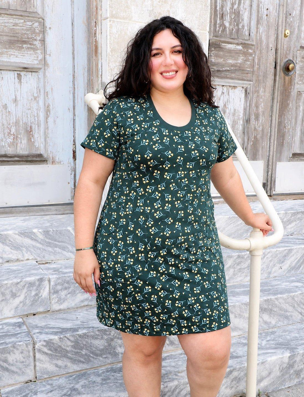 Verdant Meadow Organic Dress - Passion Lilie