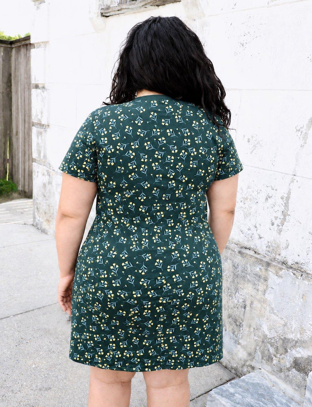 Verdant Meadow Organic Dress - Passion Lilie