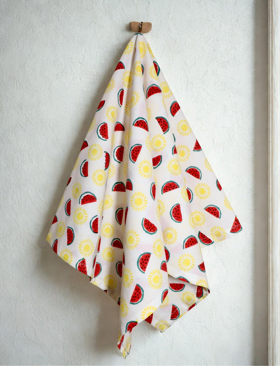 Watermelon &amp; Sun Cotton Tea Towel - Passion Lilie