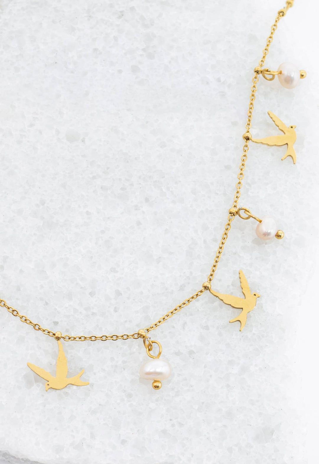 Wings of Hope Pearl Necklace - Passion Lilie