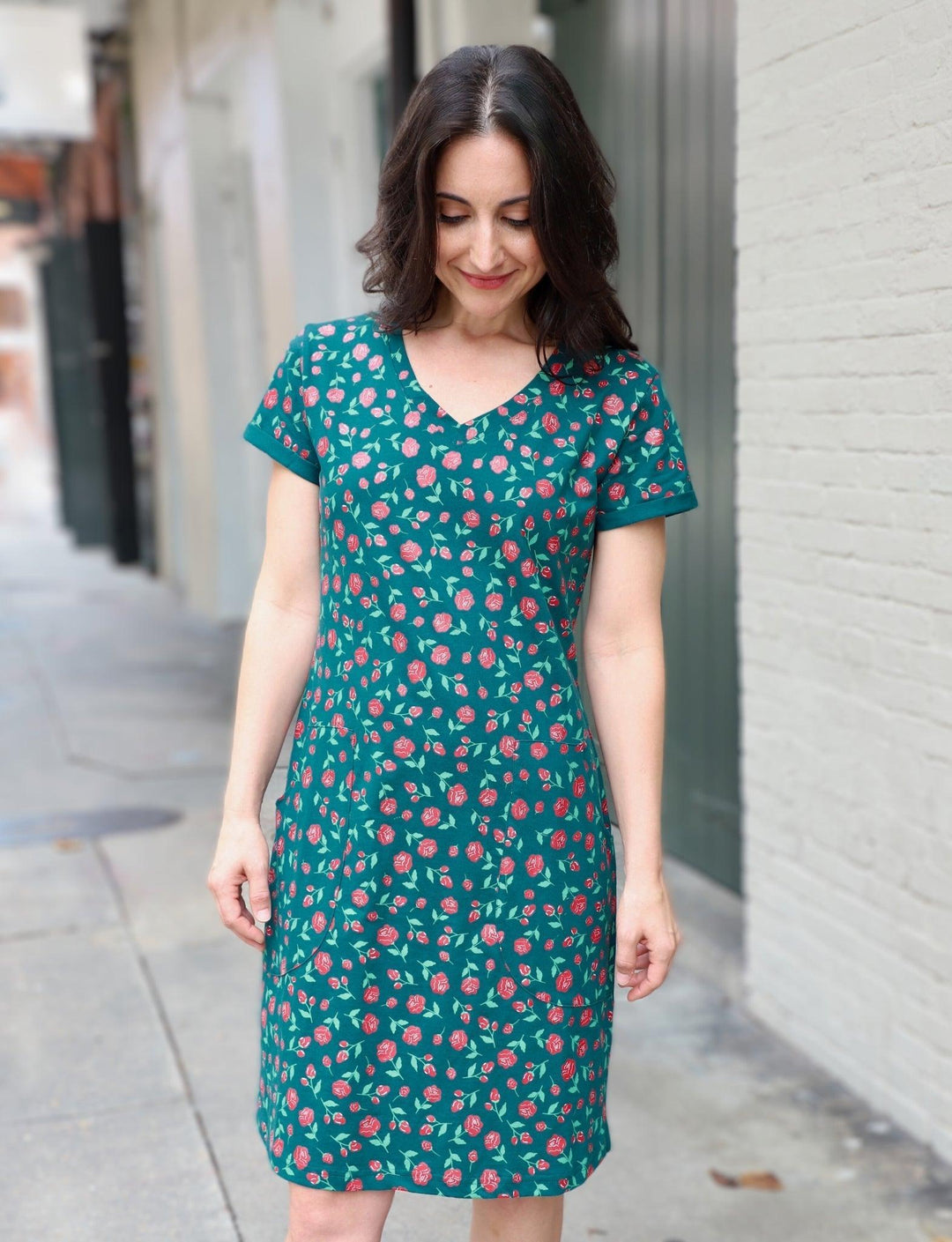 Woodland Rose Organic Green Floral Dress I Passion Lilie S Woodland Rose Organic Green Floral Dress I Passion Lilie S