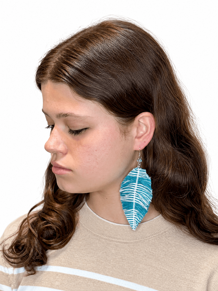 Zero Waste Feather Earrings - Passion Lilie