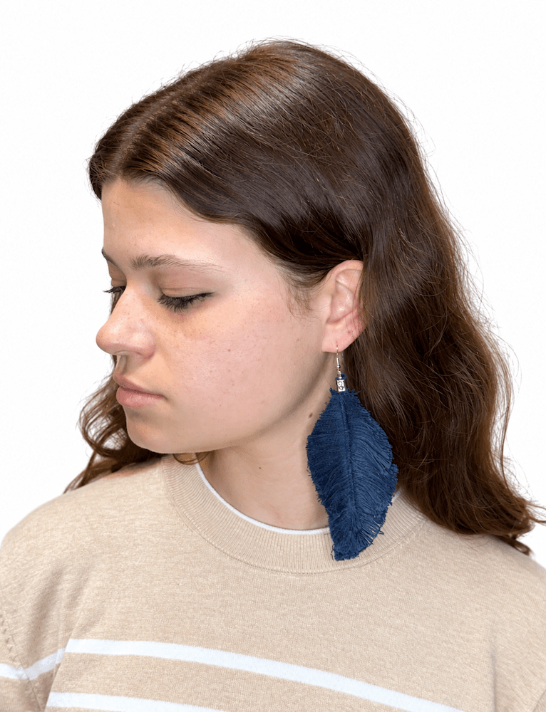 Zero Waste Feather Earrings - Passion Lilie