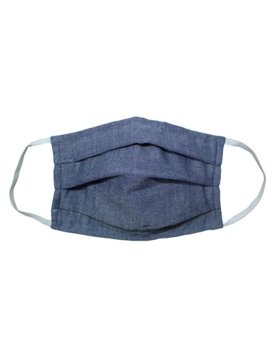 Chambray Cotton Face Mask - Passion Lilie - Fair Trade - Sustainable Fashion