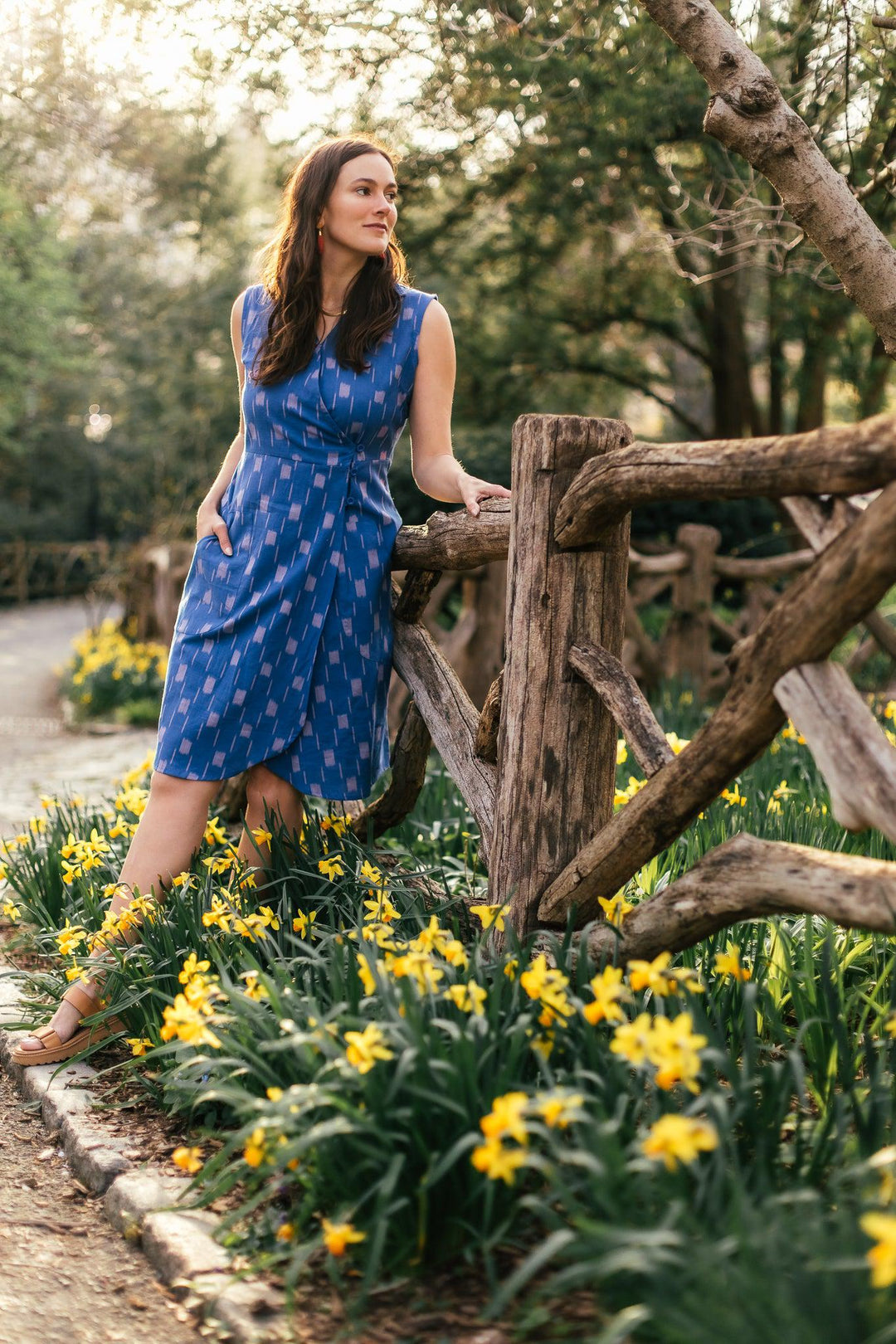 Anchor Away Wrap Dress - Passion Lilie