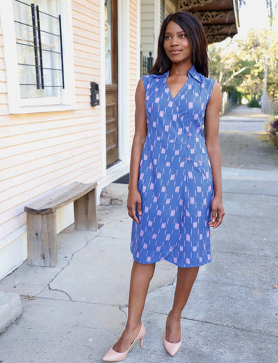 Anchor Away Wrap Dress - Passion Lilie