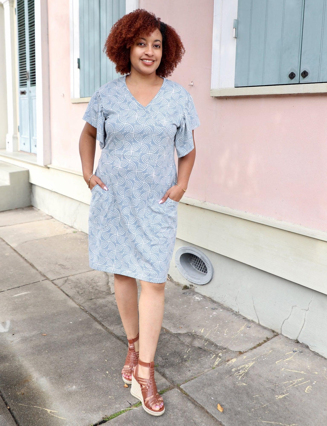 Aria Organic Dress - Passion Lilie