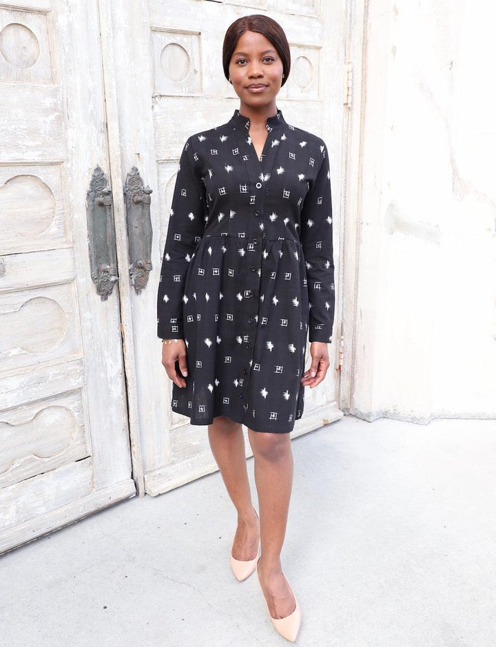 Artemis Button Dress - Passion Lilie