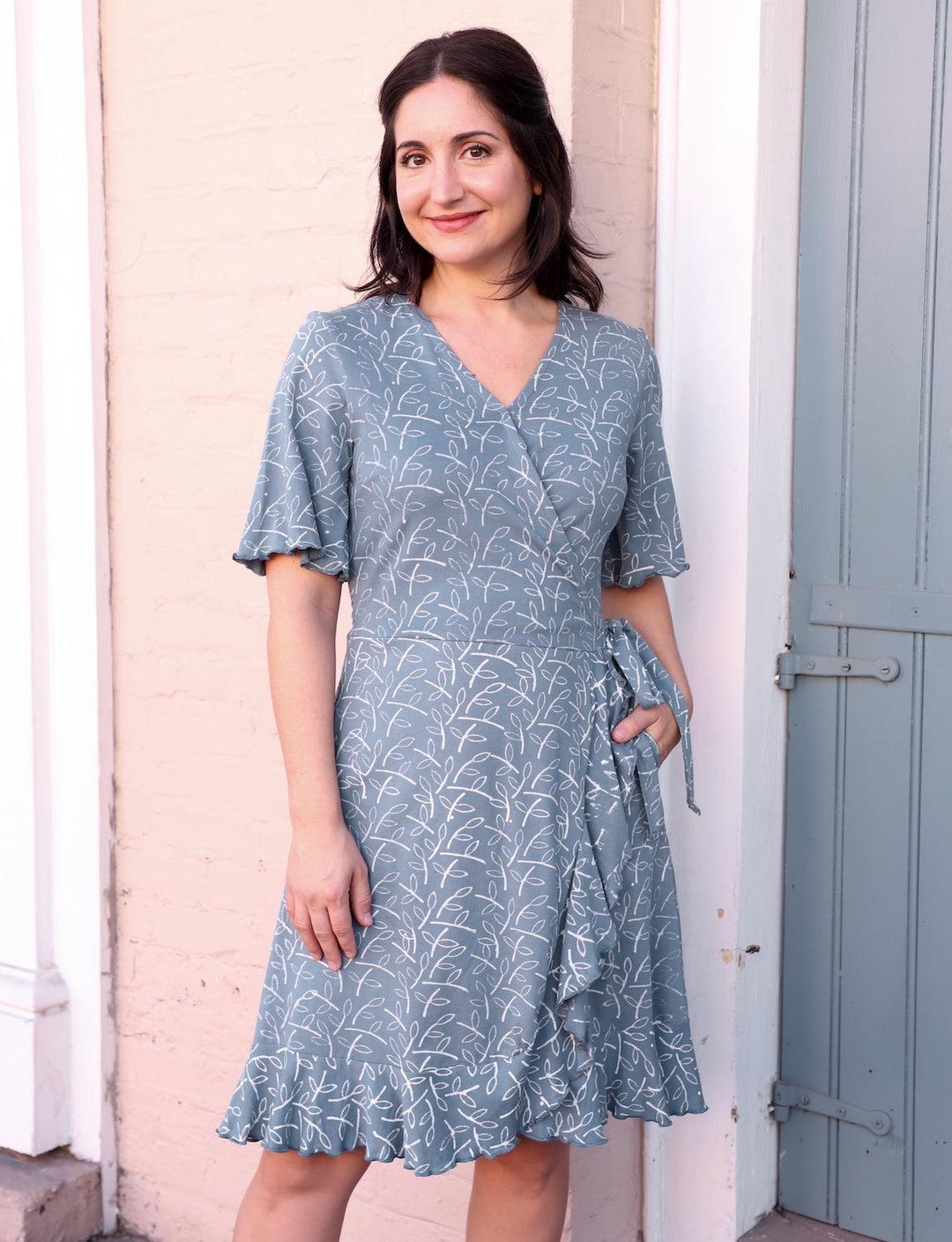knee length dresses for ladies Stunning Linen Easter Dress