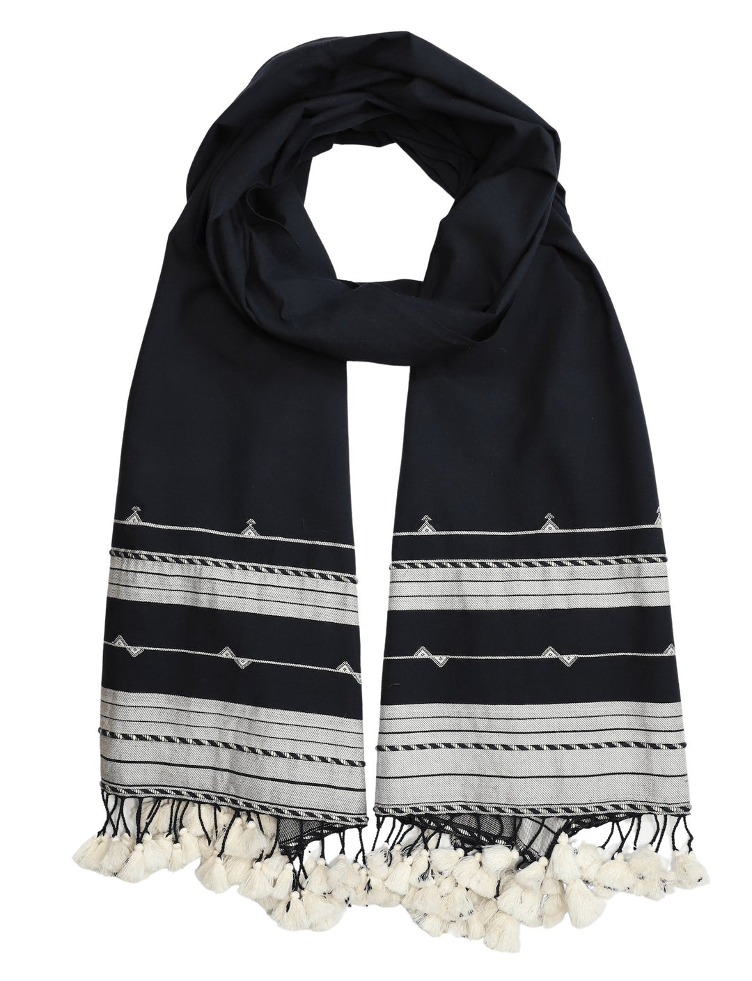 Black Kutch Scarf - Passion Lilie