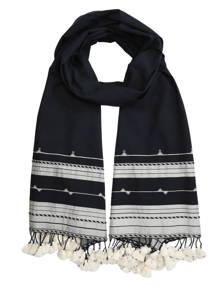Black Kutch Scarf - Passion Lilie