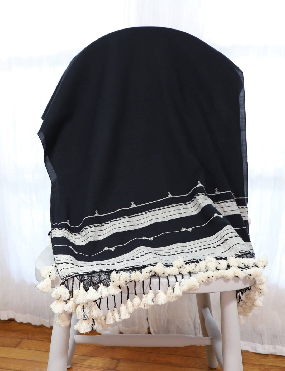 Black Kutch Scarf - Passion Lilie
