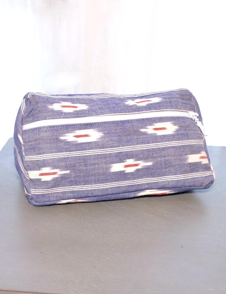 Blue Ikat Toiletry Bag - Passion Lilie
