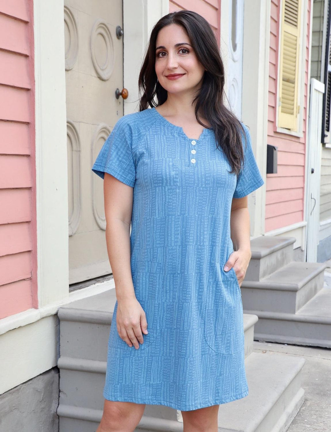 Blue Organic Dress | Fair Trade Dress
