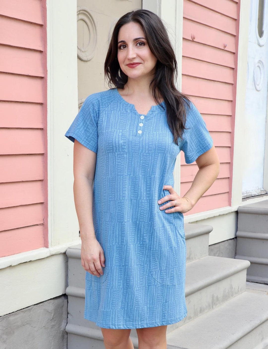 Blue Organic Dress | Fair Trade Dress
