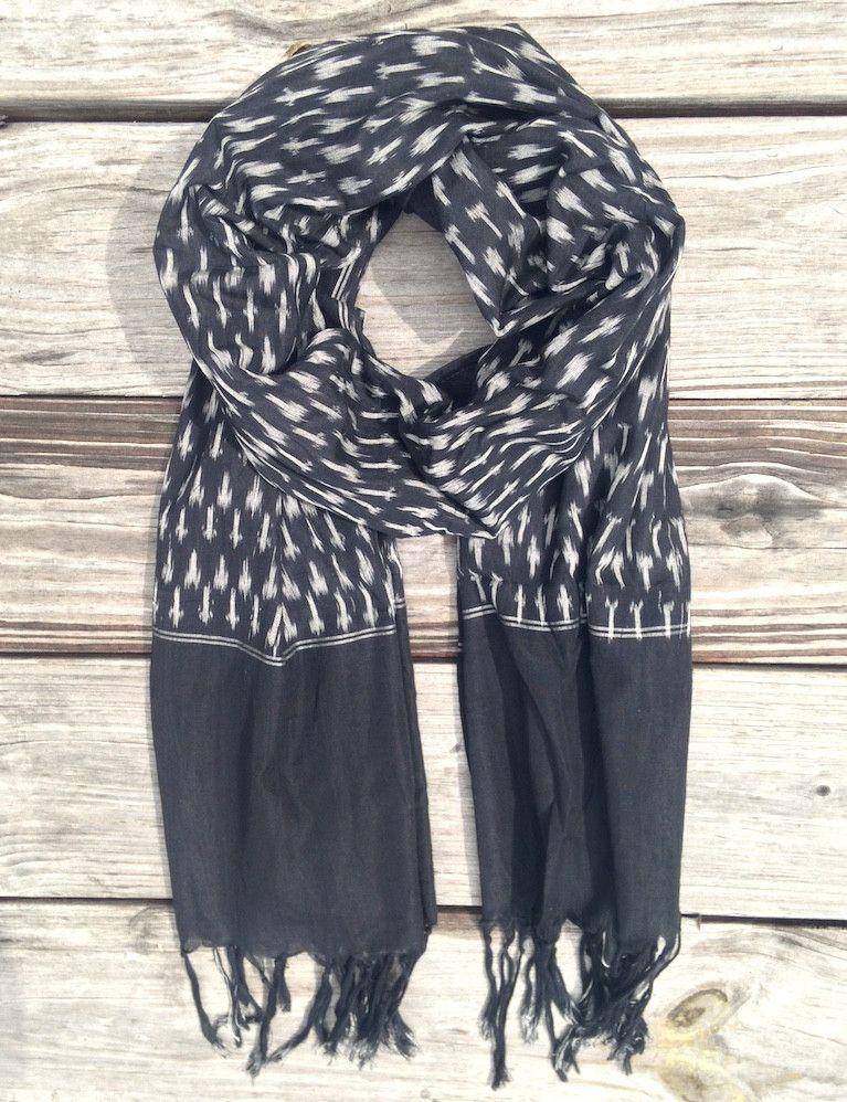 Classic Black Scarf - Passion Lilie