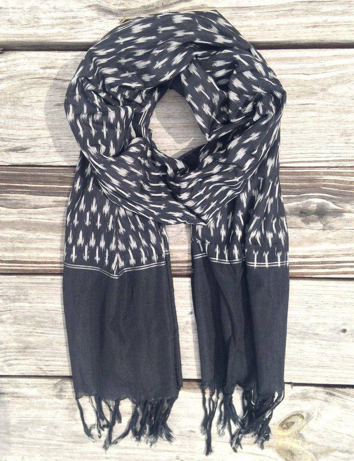 Classic Black Scarf - Passion Lilie