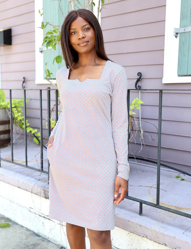Deauville Organic Dress - Passion Lilie