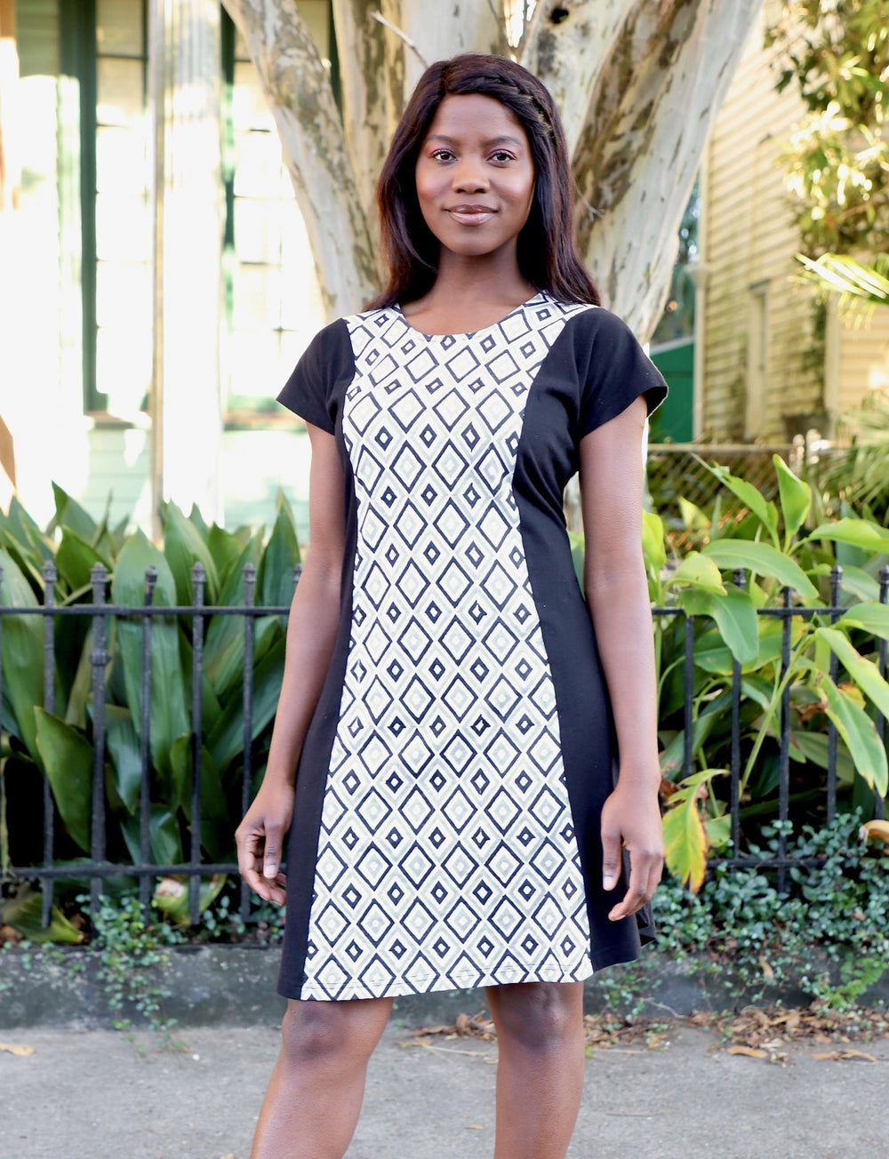 Diana Organic Dress - Passion Lilie